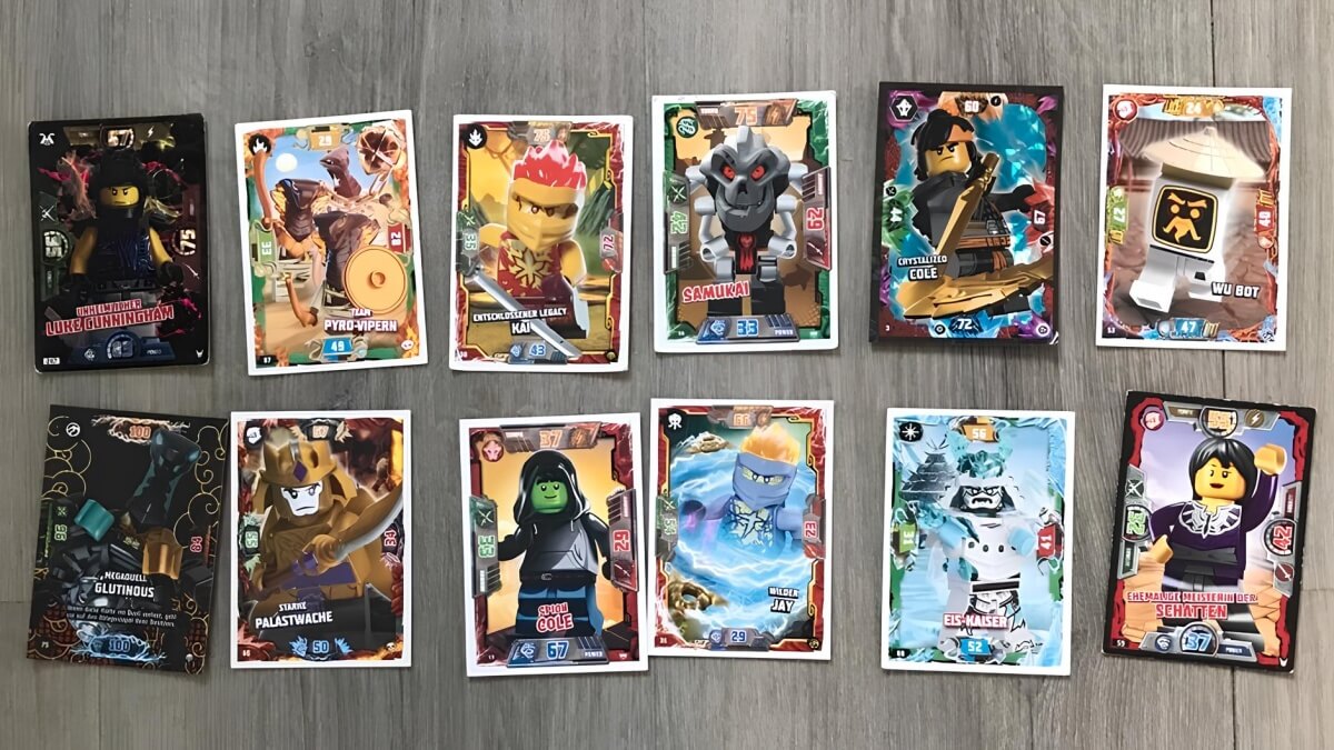 Ninjago Karten verkaufen Wertermittlung Lego Sammelkarten Ankäufer